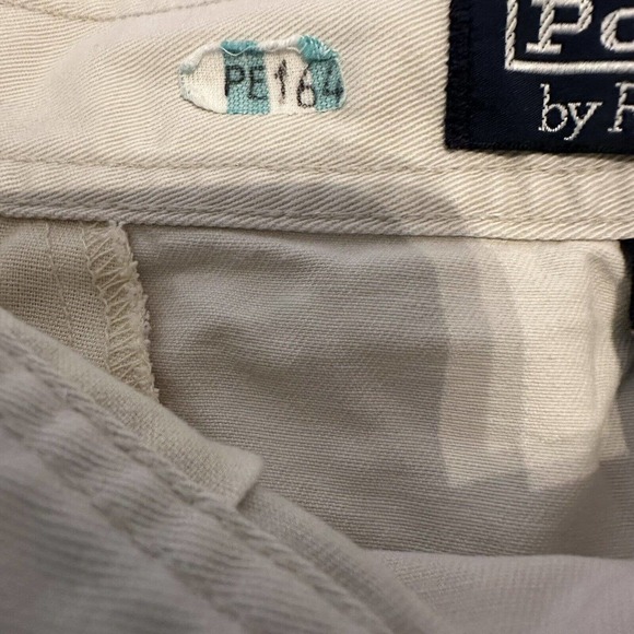 Vintage Polo Ralph Lauren Bleecker Paratrooper Khaki Military Cargo Shorts Men34 - Picture 7 of 13